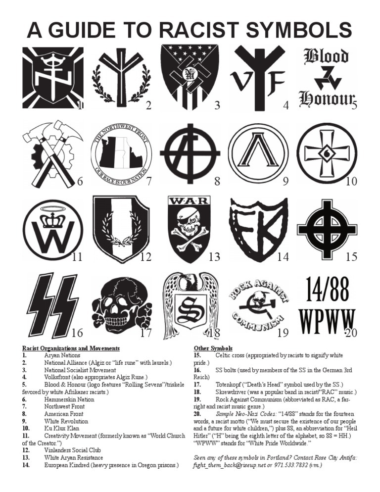 white pride symbols
